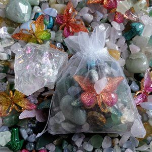 Fairy Crystal Confetti + Free Aura Quartz - Crystal Scoop- Witches Confetti